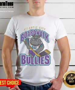 Awesome Atlantic City Boardwalk Bullies 2001 T-Shirt featuring vibrant graphics and retro design for fans and collectors.