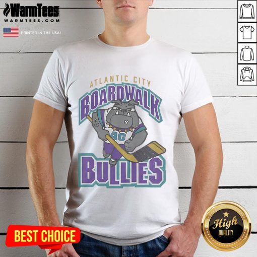 Awesome Atlantic City Boardwalk Bullies 2001 T-Shirt featuring vibrant graphics and retro design for fans and collectors.