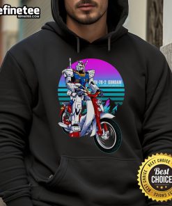 Awesome AX-78-2 Gundam First Rider Hoodie featuring dynamic graphics and a stylish design for fans of mecha anime.