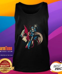 Awesome Brothers in Arm Cannons Mega Man Zero Tank Top featuring vibrant graphics and a stylish design for fans.