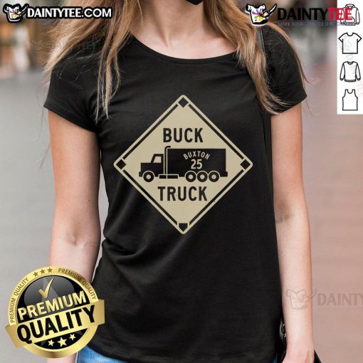 Awesome Buck Truck Byron Buxton Ladies Tee featuring stylish design and comfortable fit for fans of the MLB player.