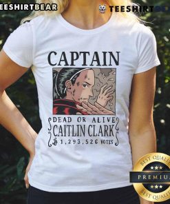Alt Text: Awesome Captain Clark Captain Dead or Alive ladies tee featuring a bold graphic design and comfortable fit.