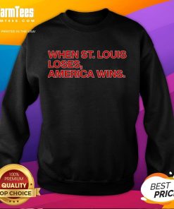Awesome Chicago Cubs sweatshirt celebrating when St. Louis loses, showcasing team spirit and fan pride.