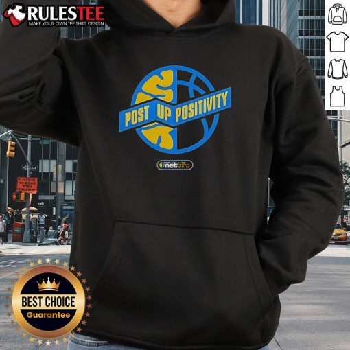 Awesome Chicago Sky Basketball Post Up Positivity Hoodie featuring vibrant colors and stylish design for fans.