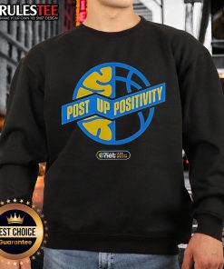 Awesome Chicago Sky basketball post-up positivity sweatshirt in vibrant colors, perfect for fans and casual wear.