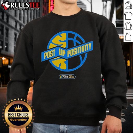 Awesome Chicago Sky basketball post-up positivity sweatshirt in vibrant colors, perfect for fans and casual wear.