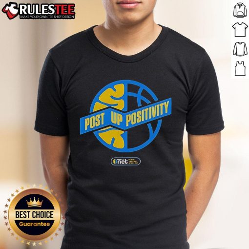 Awesome Chicago Sky Basketball Post Up Positivity T-Shirt featuring vibrant colors and a bold design for fans.