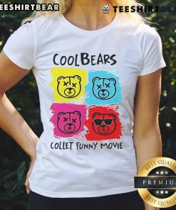 Awesome Cool Bears Collet Funny Movie Ladies Tee featuring playful bear graphics and a stylish design for movie lovers.