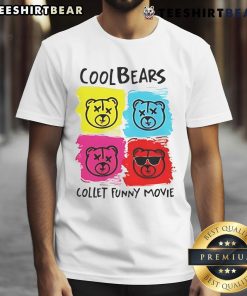 Awesome Cool Bears Collet Funny Movie T-Shirt featuring playful bear graphics and vibrant colors for movie lovers.
