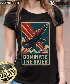 Awesome F-5E Tiger II Jet ladies tee featuring a stylish graphic design of the iconic fighter jet.