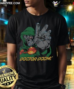 Awesome Fantastic Four Doctor Doom T-Shirt featuring a bold graphic design of Doctor Doom, perfect for Marvel fans.