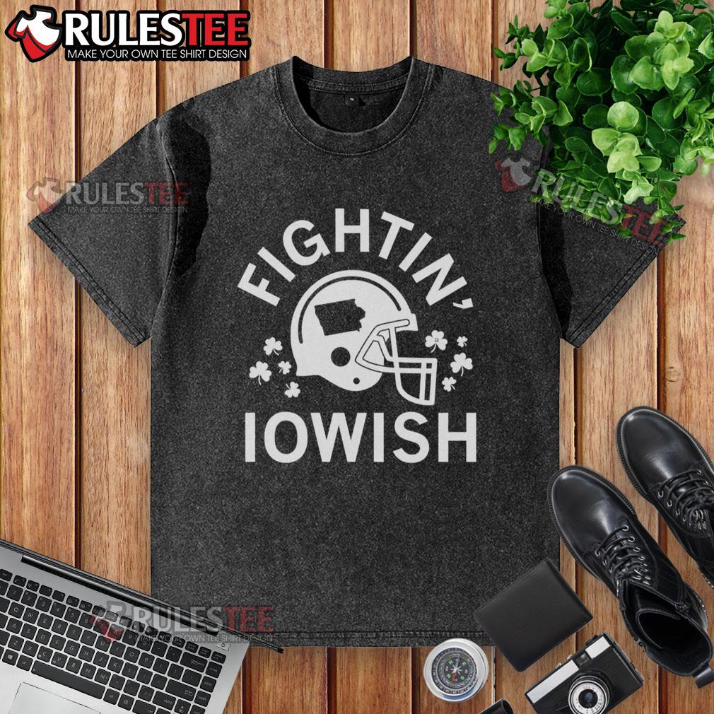 Awesome Fightin' Iowish Helmet Washed T Shirt Awesome Fightin Iowish Helmet washed t-shirt featuring a vibrant helmet graphic, perfect for fans and casual wear.