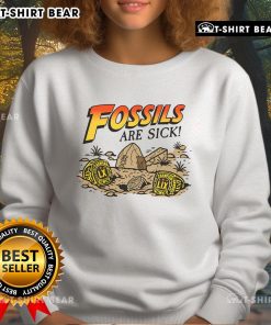Awesome Fossils Are Sick LIX Champion Cincy sweatshirt in vibrant colors, showcasing a trendy and comfortable design.