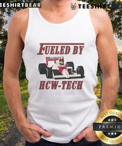 Awesome Fueled HCW Tech Marlboro Tank Top showcasing a stylish design for active wear enthusiasts.