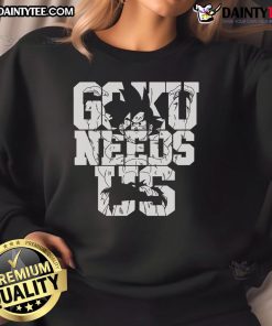 Vintage Dragon Ball Z-inspired sweatshirt featuring Awesome Goku design, perfect for anime fans and casual wear.