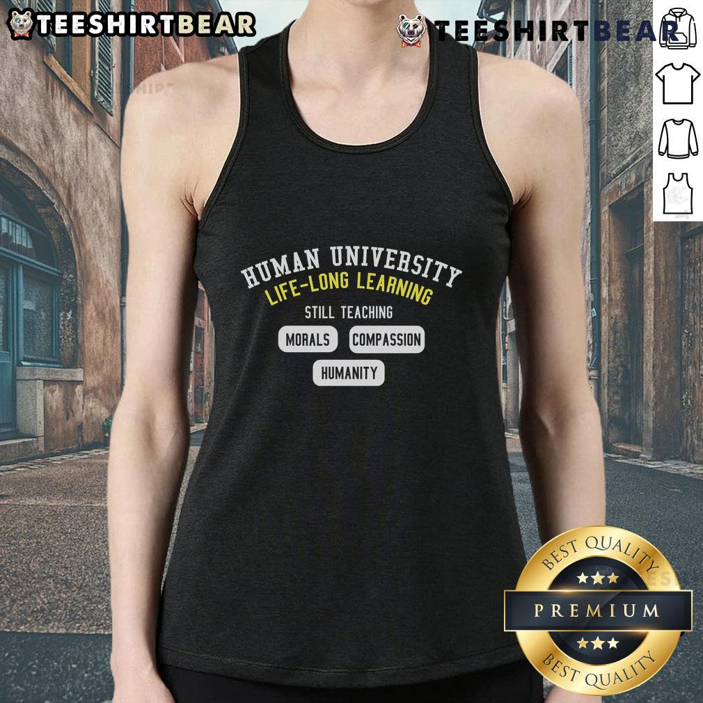 Awesome Human University Life Long Learning Tank Top Alt Text: Awesome Human University Life Long Learning Tank Top featuring vibrant design for education and personal growth enthusiasts.