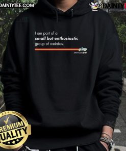 Cool hoodie design featuring 'Awesome I Am' slogan, perfect for small but enthusiastic groups, showcasing style and passion.