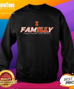 Awesome Illinois Football FamILLy Sweatshirt featuring a bold design perfect for fans and cozy game day wear.
