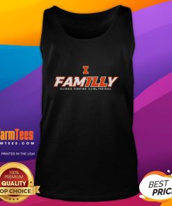 Awesome Illinois Football FamILLy Tank Top featuring a stylish design perfect for game day and supporting the team.