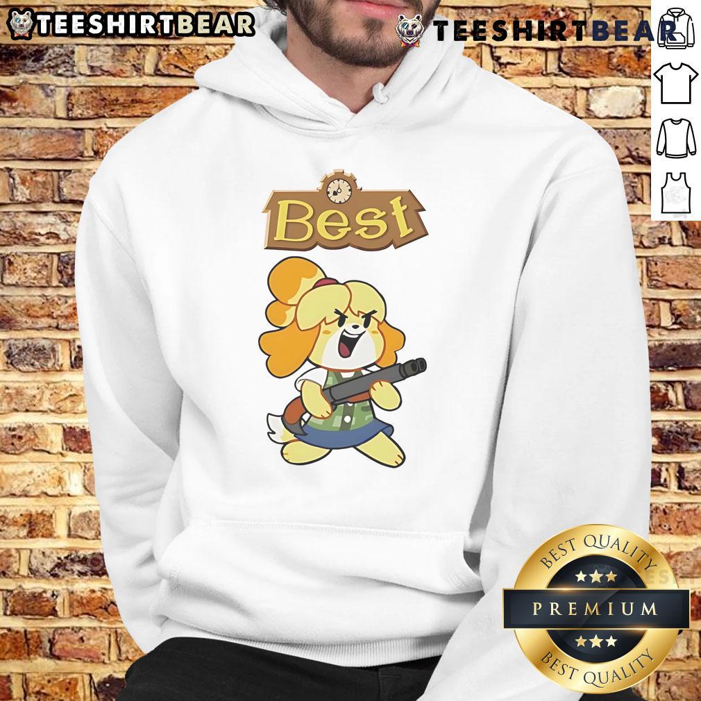 Awesome Isabelle Best Hoodie Awesome Isabelle wearing the best hoodie, showcasing a stylish design perfect for casual outings and cozy comfort.