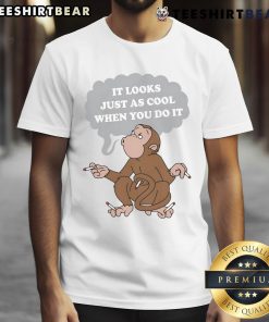 Alt Text: Awesome It Looks Just As Cool When You Do It T-Shirt design featuring a stylish graphic and vibrant colors.