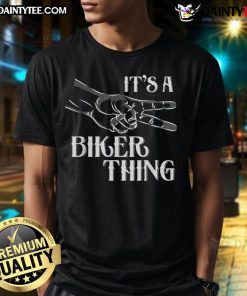 Awesome It's A Bikers Thing T-Shirt featuring a bold motorcycle graphic, perfect for passionate bikers and motorcycle enthusiasts.