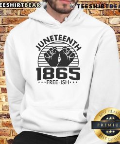 Awesome Juneteenth 1965 Free-ish Hoodie design featuring vibrant colors and a powerful message celebrating freedom.
