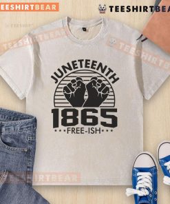 Awesome Juneteenth 1965 Free-ish Washed T-Shirt featuring a vibrant design celebrating Juneteenth heritage.