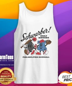 Awesome Kyle Schwarber Philadelphia Phillies baseball tank top for summer, featuring a vibrant design and daily dingers theme.