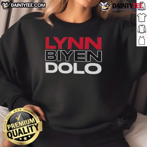 Awesome Lynn Biyen Dolo sweatshirt in vibrant colors, showcasing a stylish design ideal for casual wear.