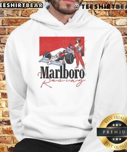Awesome Marlboro Racing F1 MRLB 02 Racing Anime Hoodie featuring vibrant graphics and a stylish design for motorsport fans.