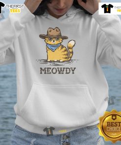 Awesome Meowdy Cowboy Cat Hoodie featuring a playful cat design, perfect for pet lovers and stylish casual wear.