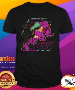 Awesome Metroid Breaking The Barrier T-Shirt featuring a vibrant design of Metroid breaking through obstacles.