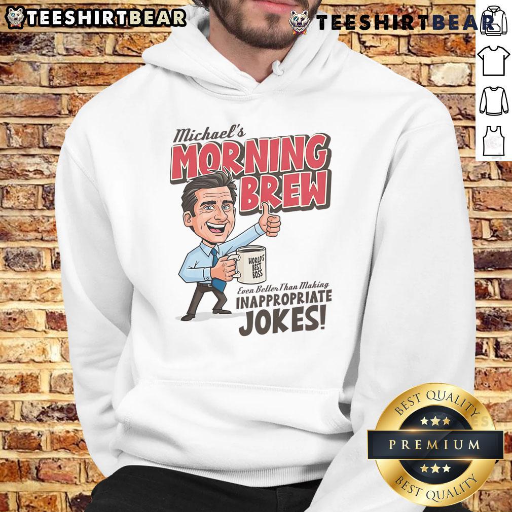 Awesome Michael'S Morning Brew Hoodie Cozy Awesome Michaels Morning Brew Hoodie featuring a stylish coffee-inspired design, perfect for casual wear.