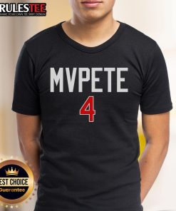Awesome MVPete 4 Pete Crow-Armstrong T-Shirt featuring vibrant graphics and a stylish design for baseball fans.