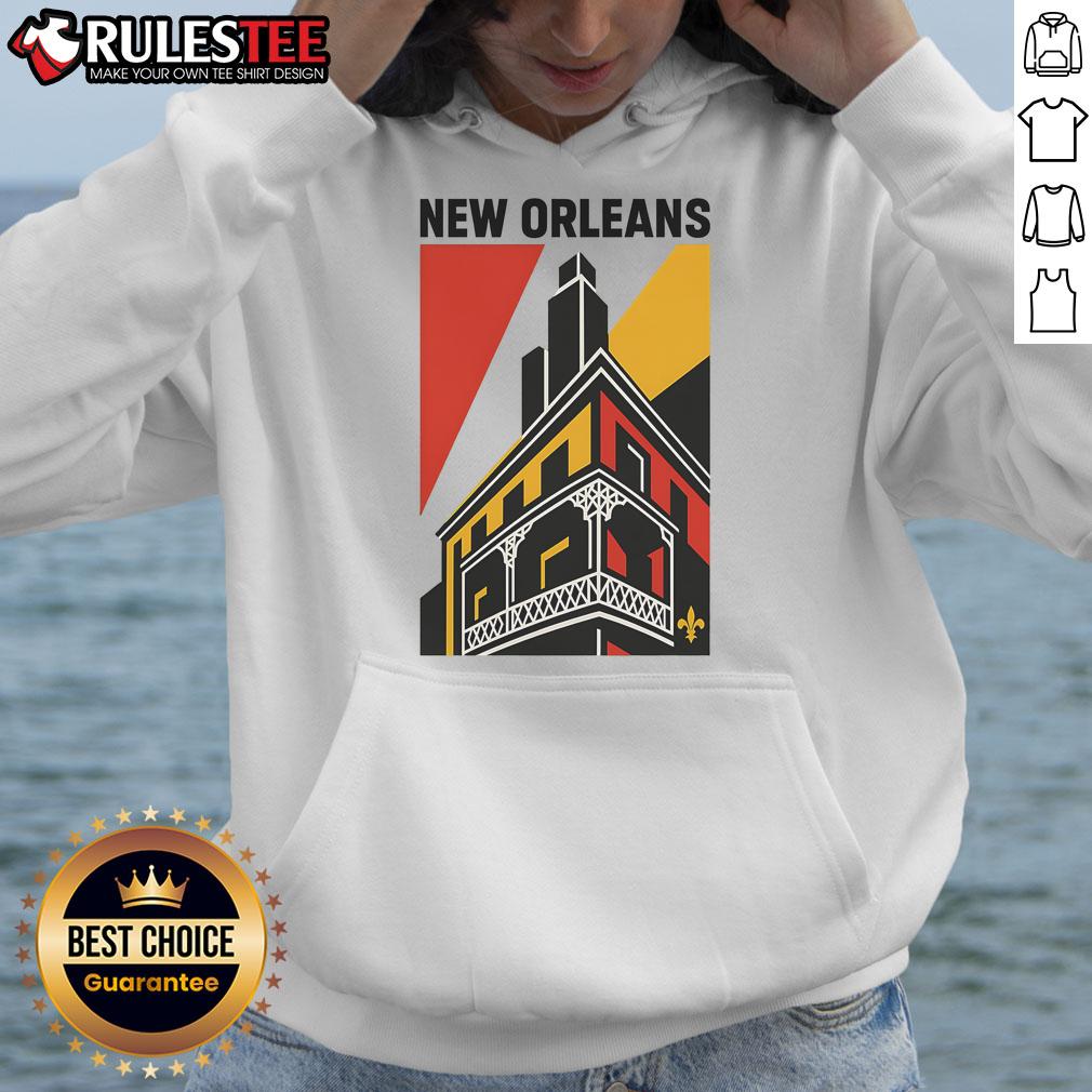 Awesome New Orleans Art Deco Hoodie Awesome New Orleans Art Deco hoodie featuring vibrant colors and unique design inspired by the city's architecture.