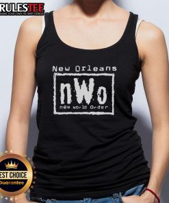 Awesome New Orleans nWo New World Order tank top featuring bold graphics and a stylish design for fans.