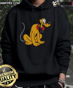 Cute hoodie featuring an awesome cartoon design of Pluto, perfect for fans of adorable outer space apparel.