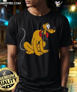 Awesome Pluto cartoon cute T-shirt featuring a playful design of Pluto in vibrant colors, perfect for dog lovers.