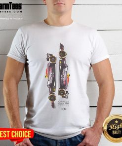 Awesome Red Bull Racing RB20 T-shirt featuring vibrant graphics and a stylish design for motorsport fans.