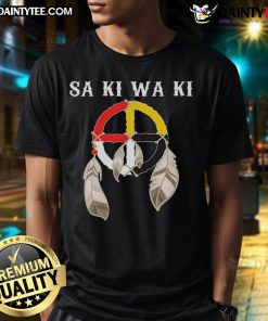 Awesome Sa Ki Wa Ki T-Shirt featuring vibrant colors and unique design perfect for casual wear or special events.