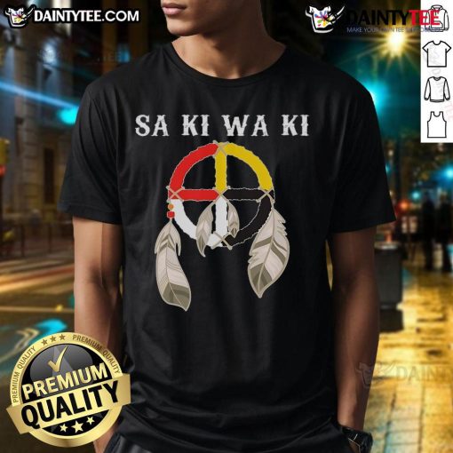 Awesome Sa Ki Wa Ki T-Shirt featuring vibrant colors and unique design perfect for casual wear or special events.