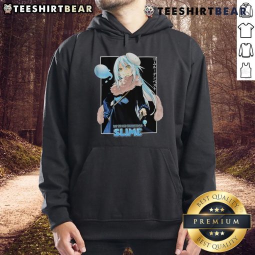 Awesome Slime Rimuru Tempest hoodie in box, featuring vibrant colors and unique design, perfect for anime fans.