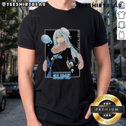 Awesome Slime Rimuru Tempest In Box Revised T-Shirt featuring vibrant colors and unique design for fans of the series.