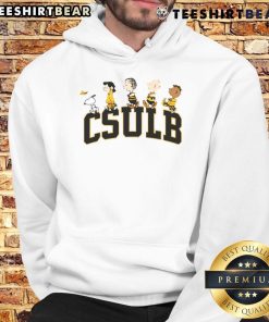 Awesome Snoopy and Peanuts Friends hoodie from CSULB Long Beach State, perfect for fans and cozy style.
