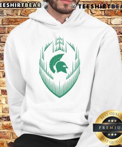 Awesome Spartans football spikes hoodie featuring vibrant team colors and sporty design, perfect for fans and athletes.