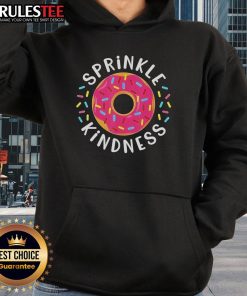 Awesome Sprinkle Kindness Donut Hoodie featuring colorful donut graphics, perfect for sweet and stylish comfort.