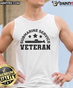 Awesome submarine service veteran tank top featuring bold graphics and patriotic design for military fans.