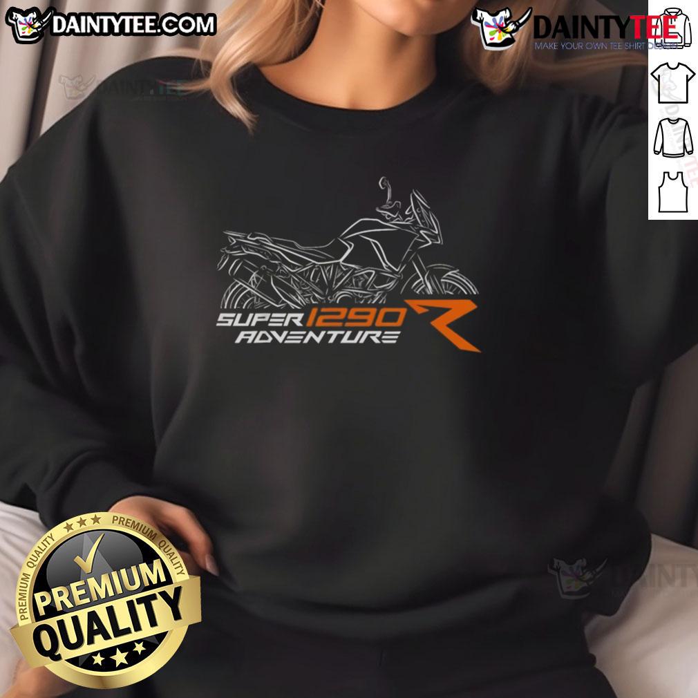 Awesome Super 1290 Adventure Motorcycle Sweatshirt Awesome Super 1290 Adventure Motorcycle sweatshirt featuring a stylish design for bikers and outdoor enthusiasts.