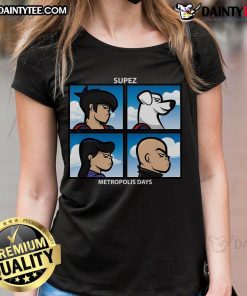 Awesome Supez Metropolis Days Ladies Tee featuring vibrant graphic design for stylish casual wear.